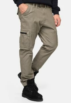 Indicode Jeans Analia - Cargobroek - Army -Indicode Jeans Winkel 030d560640e140cdb1bda6f15c84d3af