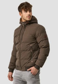 Indicode Jeans Winterjas - Mottled Brown -Indicode Jeans Winkel 06092e3b98764e27bb4e67b009e5b444