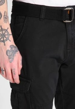 Indicode Jeans William - Cargobroek - Black -Indicode Jeans Winkel 17140861f5f946d3a9379cc16da54601