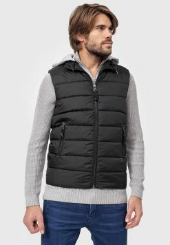 Indicode Jeans Stockton - Bodywarmer - Black