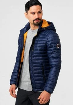 Indicode Jeans Aguillar - Winterjas - Navy -Indicode Jeans Winkel 33ca7f2c1a9a4a2cb14712071beff396