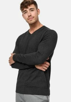 Indicode Jeans Beam - Trui - Charcoal Mix