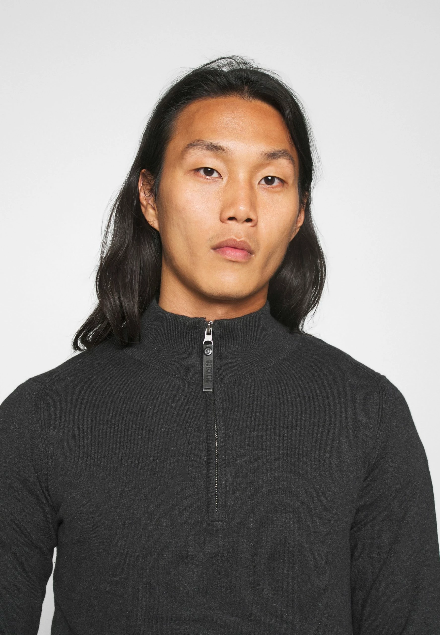 Indicode Jeans Ancona - Trui - Charcoal Mix 4 Indicode Jeans Ancona - Trui - Charcoal Mix - Afbeelding 4