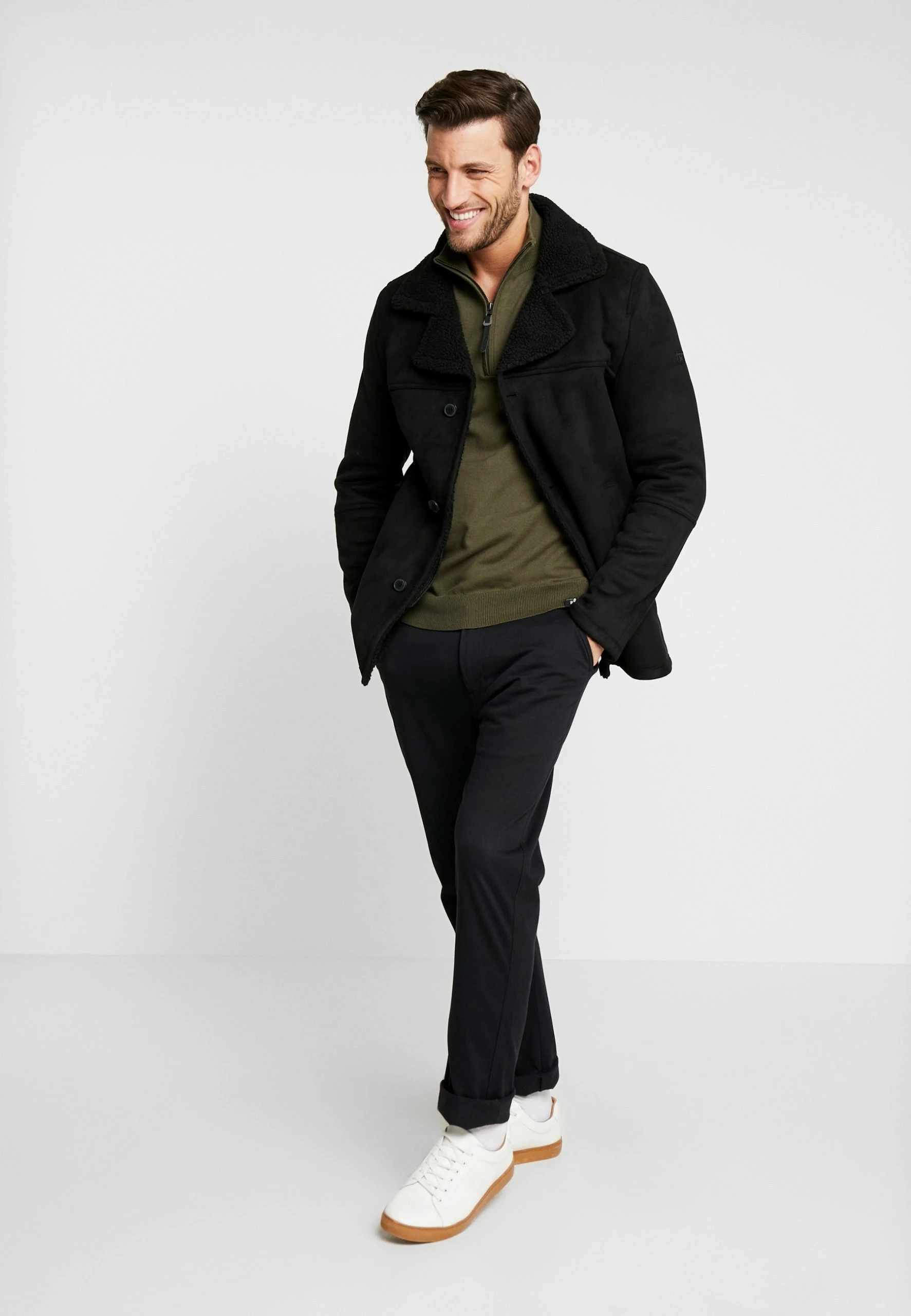 Indicode Jeans Ancona - Trui - Army 2 Indicode Jeans Ancona - Trui - Army - Afbeelding 2