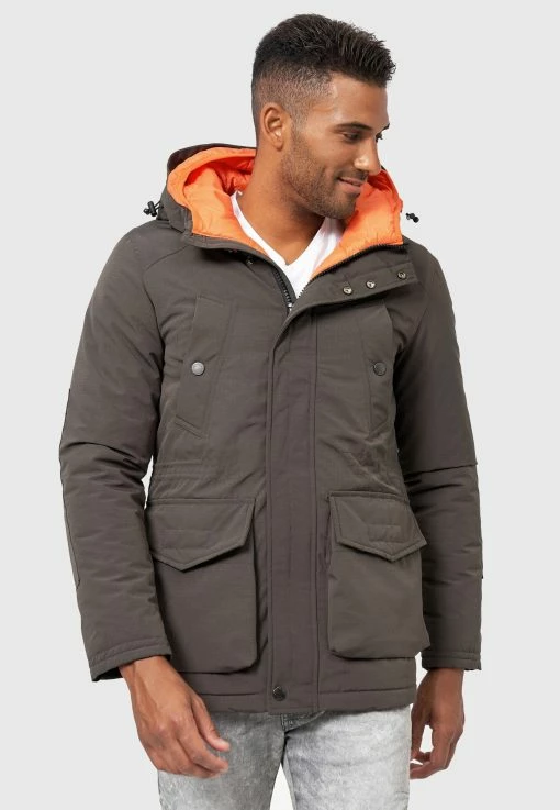 Indicode Jeans Waters - Parka - Raven -Indicode Jeans Winkel 5d75549da01c4cfcba7d9e49ed606781