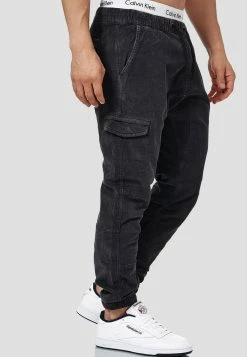 Indicode Jeans Walker - Cargobroek - Black -Indicode Jeans Winkel 680364cc145b4ee3b2bffcfea3d451ff