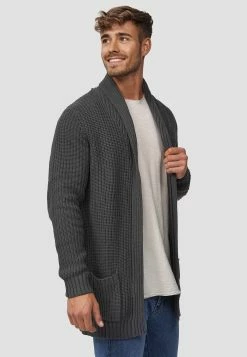 Indicode Jeans Anaheim - Vest - Dk Grey -Indicode Jeans Winkel 698dbbc08c9f414c886b3058e672274f