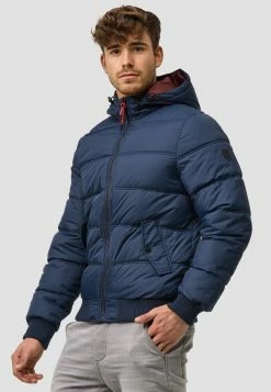 Indicode Jeans Adrian - Winterjas - Navy -Indicode Jeans Winkel 6e09525aa5e54a7a8758bf6152d419aa