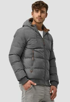 Indicode Jeans Winterjas - Dark Grey -Indicode Jeans Winkel 6fbf1199f3fa43979cd166cb5fd3ea60