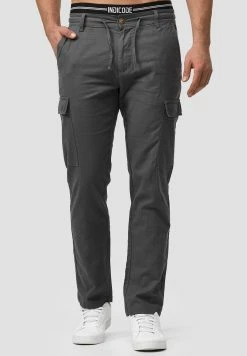 Indicode Jeans Cargobroek - Iron