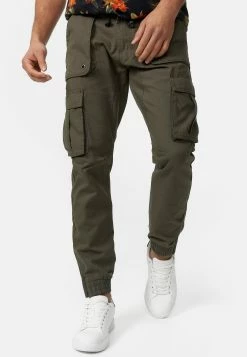 Indicode Jeans Cargobroek - Army