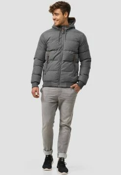 Indicode Jeans Winterjas - Dark Grey