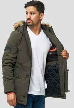 Indicode Jeans Leicester - Winterjas - Dark Green -Indicode Jeans Winkel 9920659a55064edaaf11ea83e5eeb7f0