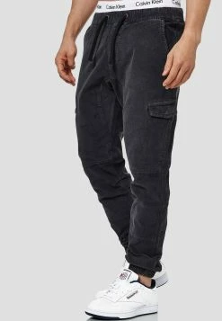 Indicode Jeans Walker - Cargobroek - Black