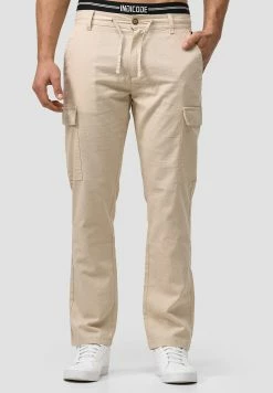 Indicode Jeans Cargobroek - Fog