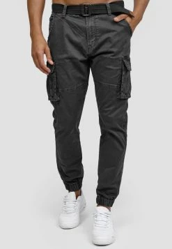 Indicode Jeans Kerr - Cargobroek - Black