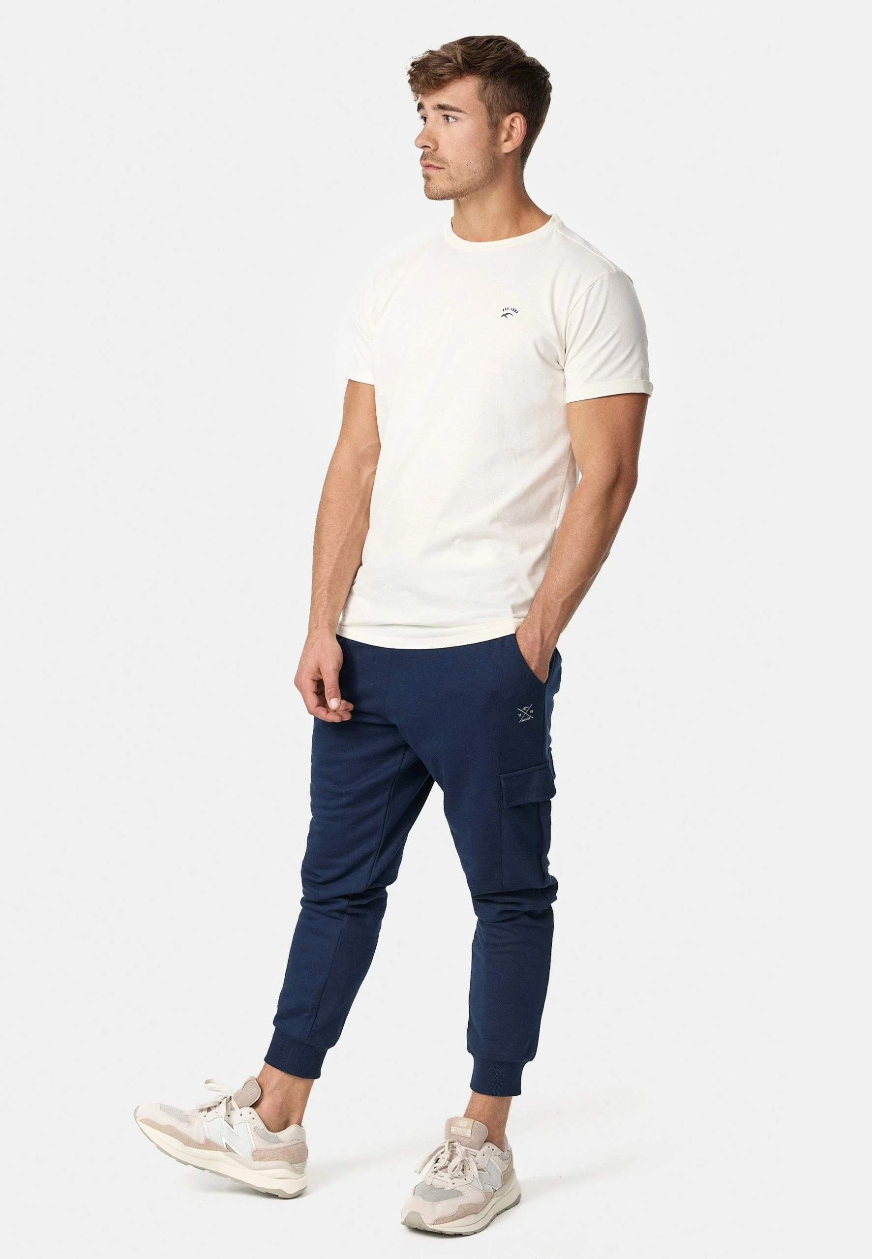 Indicode Jeans Bendner - Cargobroek - Navy 2 Indicode Jeans Bendner - Cargobroek - Navy - Afbeelding 2