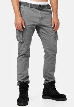 Indicode Jeans William - Cargobroek - Iron -Indicode Jeans Winkel bc8cd400aef74c129be7680460d9dd27