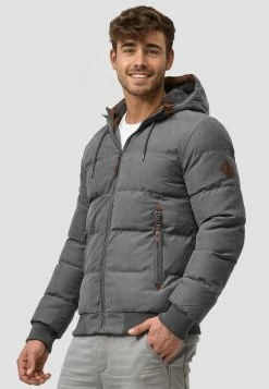 Indicode Jeans Winterjas - Dark Grey -Indicode Jeans Winkel cf511641220746ac85511d31415e491c
