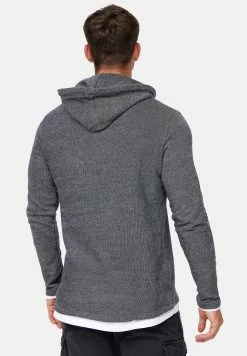 Indicode Jeans Longis - Hoodie - Black -Indicode Jeans Winkel e5d22bfd0ac543858d6decd699e92449