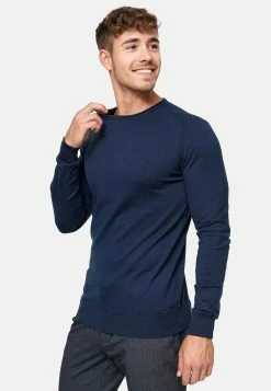 Indicode Jeans Gamal - Trui - Navy -Indicode Jeans Winkel e61ec69264da454cbbd0c7c1619d1798